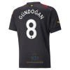 Maglia ufficiale Manchester City Gundogan 8 Trasferta 2022-23 per Uomo